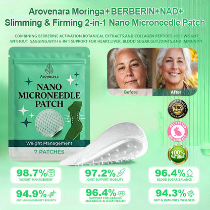 Moringa·Berberine NAD+10-in-1 Advanced Nano Microneedle Patch