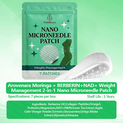 Moringa·Berberine NAD+10-in-1 Advanced Nano Microneedle Patch